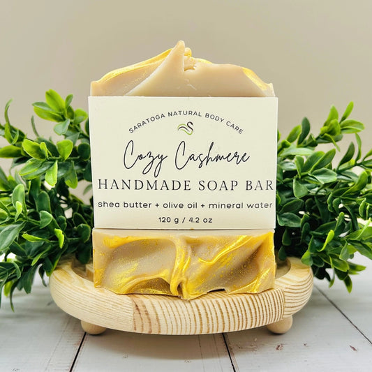Cozy Cashmere | Vegan Cold Process Soap Bar (NEW ARRIVAL)