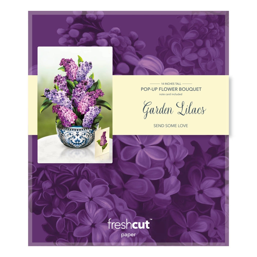 Garden Lilacs | Pop-Up Greeting Card (NEW ARRIVAL)