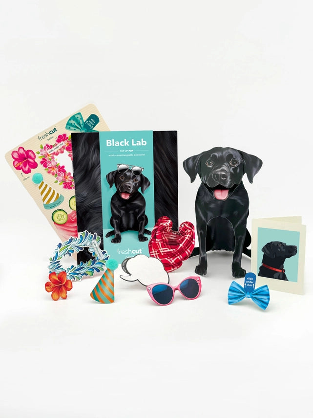 Black Lab | Pop-Up Greeting Card