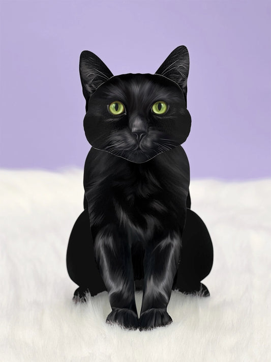Black Cat | Pop-Up Greeting Card