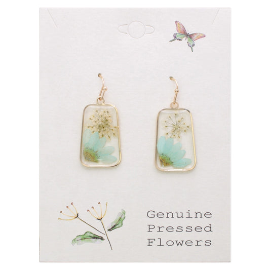 Vintage Mint | Dried Flower Earrings