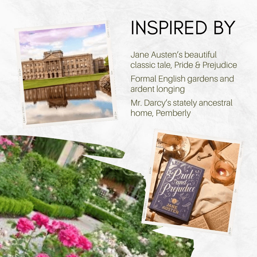 Gardens Of Pemberley - 10oz Soy Wax Book Inspired Candle