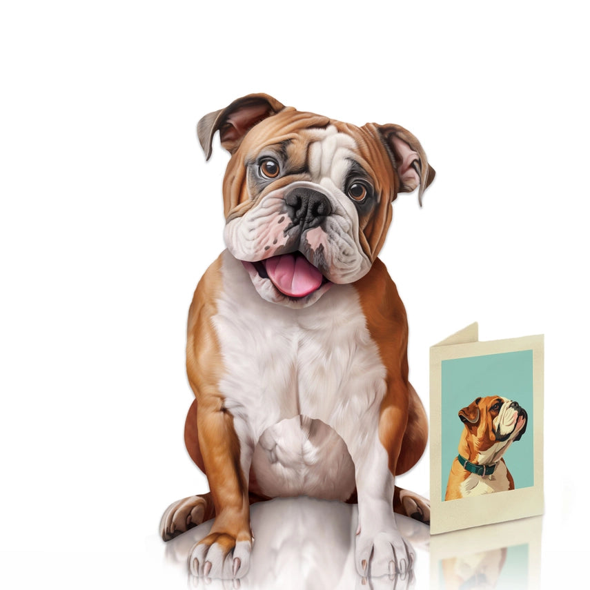 English Bulldog | Pop-Up Greeting Card (NEW ARRIVAL)