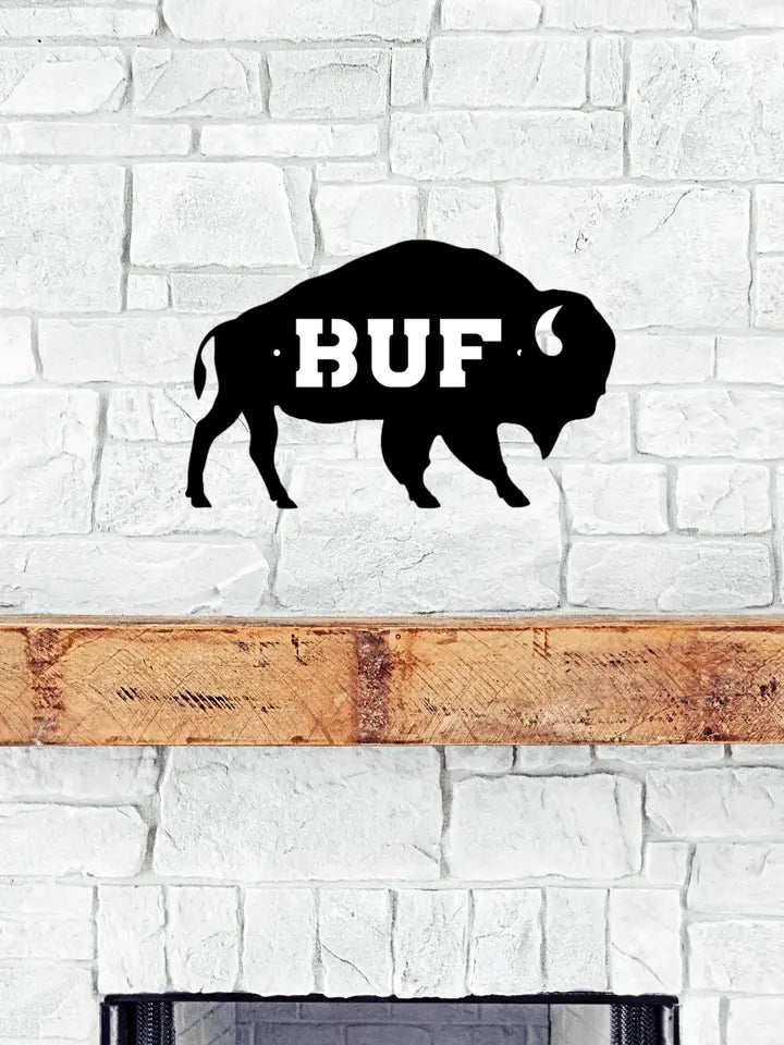 Buffalo "BUF" Metal Sign