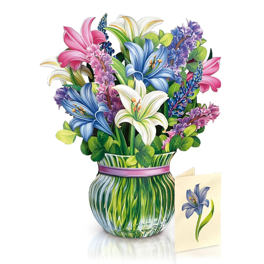 Lilies & Lupines | Pop-Up Greeting Card