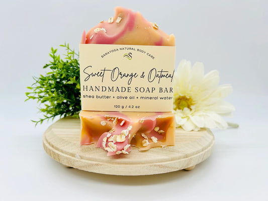 Sweet Orange & Oatmeal | Vegan Cold Process Soap Bar
