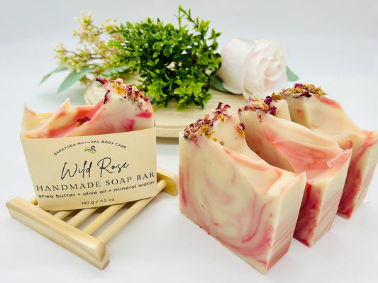 Wild Rose | Vegan Cold Process Soap Bar (RESTOCK)
