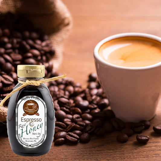Espresso Raw Honey 8oz (NEW ARRIVAL)