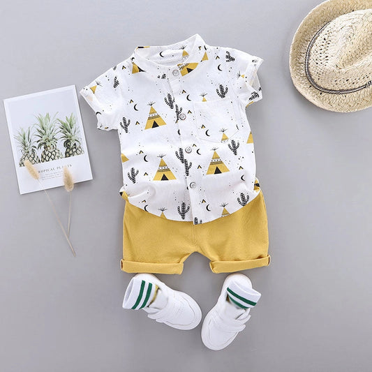 Infant Cactus Print 2PC Pant Set
