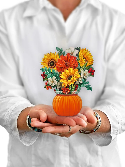 Mini Pumpkin Harvest | Pop-Up Greeting Card (NEW ARRIVAL)