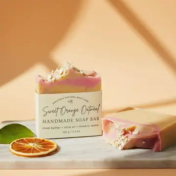 Sweet Orange & Oatmeal | Vegan Cold Process Soap Bar