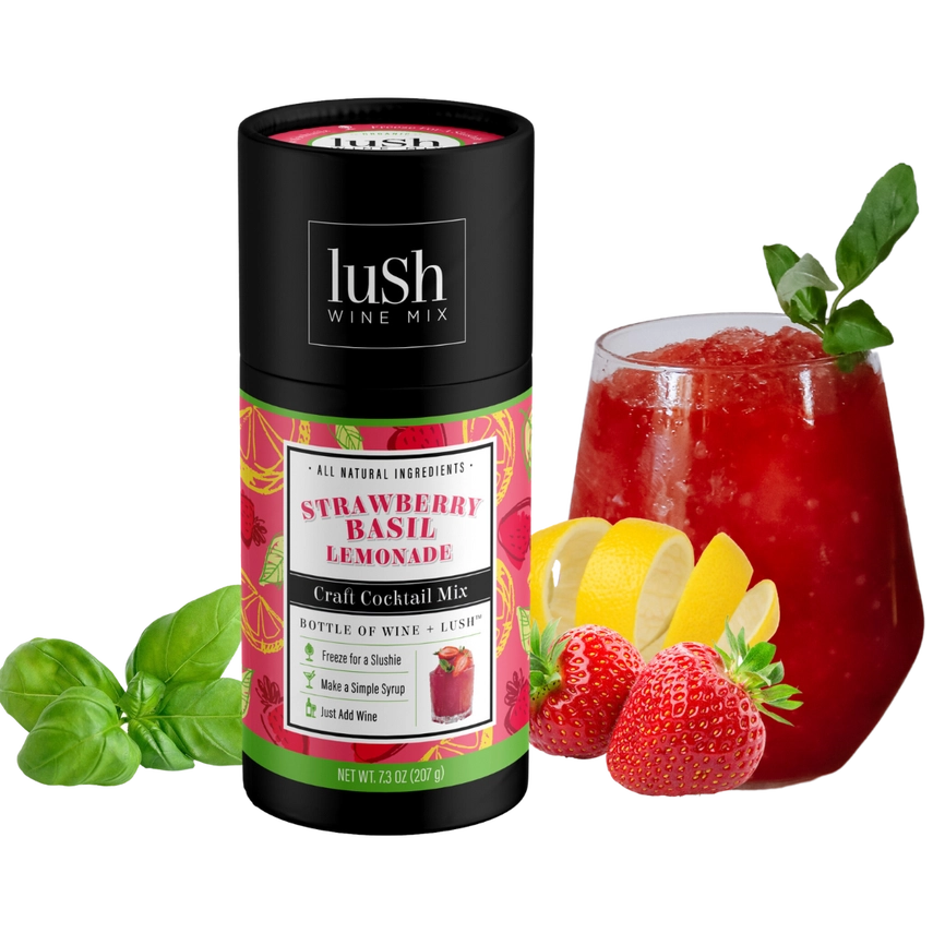 Strawberry Basil Lemonade | Craft Cocktail Mix
