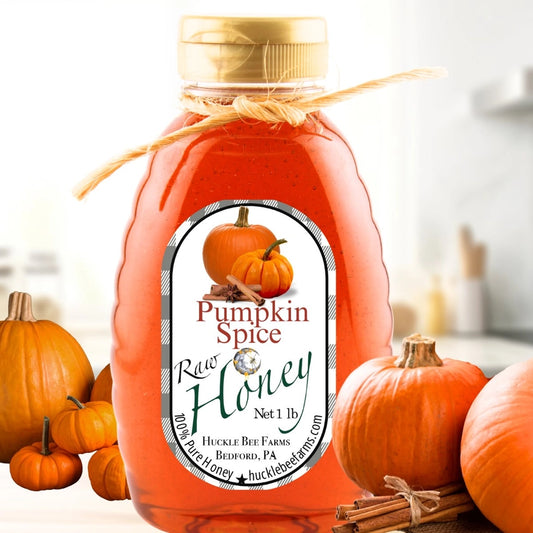 Pumpkin Spice Raw Honey 8oz (NEW ARRIVAL)