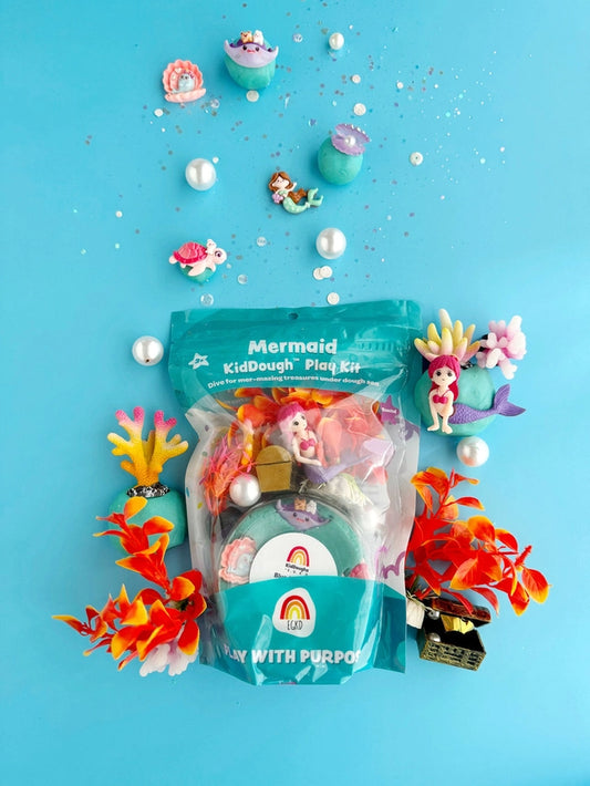 Mermaid KidDough Play Kit | Blue Hawaiian