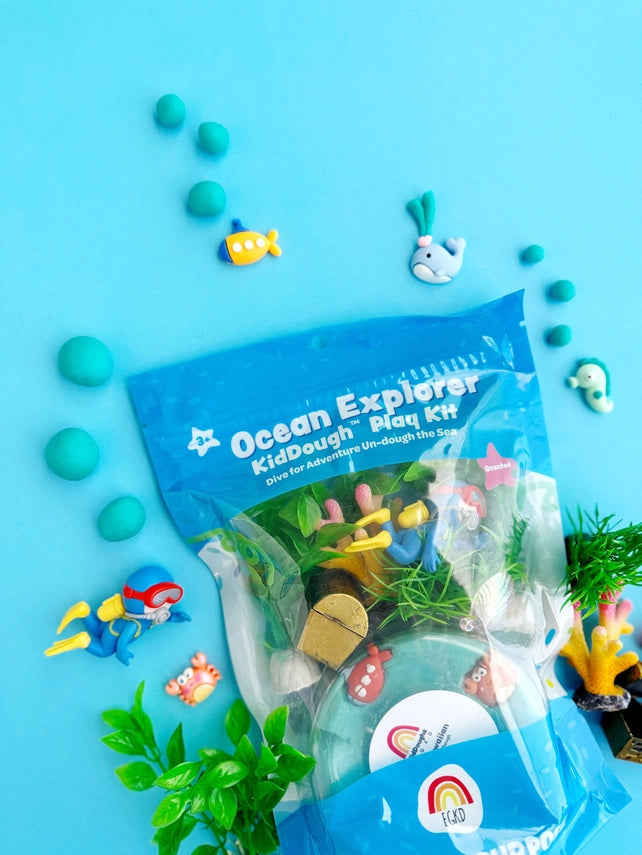 Ocean Explorer KidDough Play Kit | Blue Hawaiian