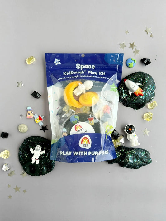 Space KidDough Play Kit | Black Cherry