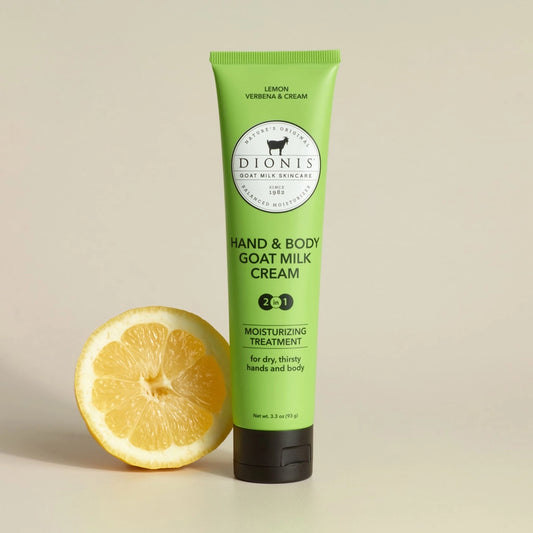 Lemon Verbena & Cream | Hand & Body Goat Milk Cream 3.3oz