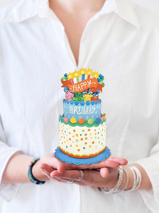 Mini Confetti Birthday Cake | Pop-Up Greeting Card (NEW ARRIVAL)