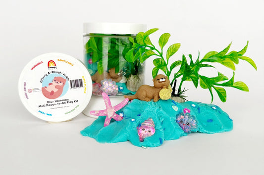 Otterly A-Dough-Rable Mini Dough-To-Go | Blue Hawaiian