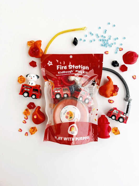 Fire Station KidDough Play Kit | Cherry Mango
