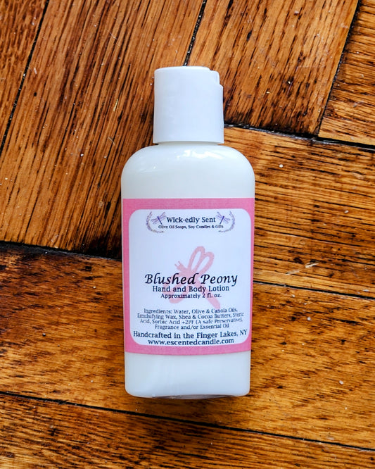 Blushed Peony | Mini Hand & Body Lotion
