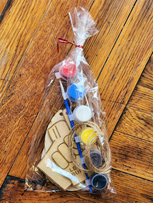 Football Wood Ornament Paint Kit | Buffalo Bills