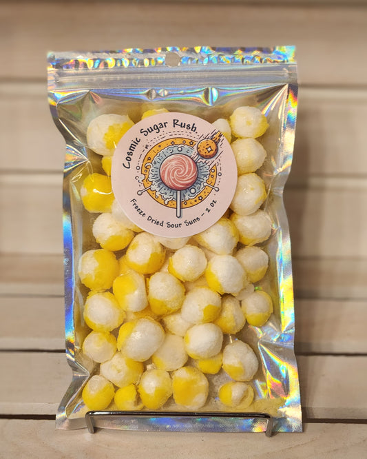 Sour Suns (Lemon Heads) | Freeze Dried Candy